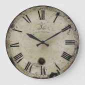  Shabby Chic Antiek wandklok (Voorkant)