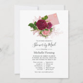  Shabby-Chic Baby of Vrijgezellenfeest per Mail Kaart (Voorkant)