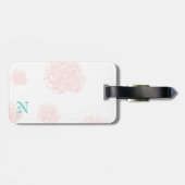 Shabby Chic Bagage Etiket Bagagelabel (Achterkant horizontaal)