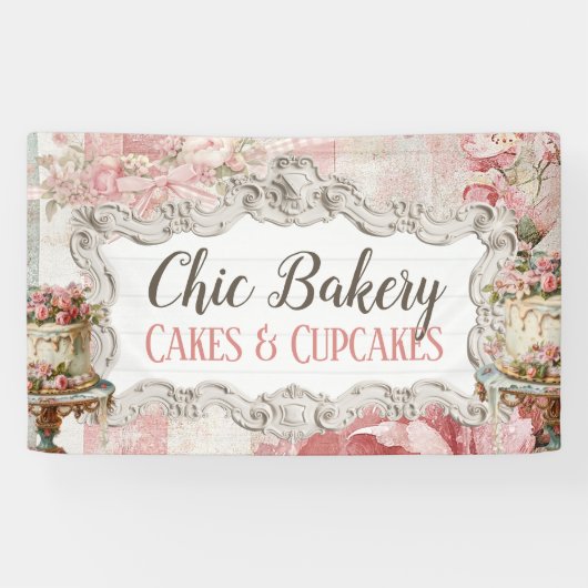 Shabby Chic Bakery Cottage  Banner (Horizontaal)