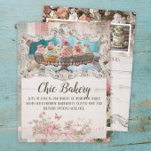 Shabby Chic Bakery Cottage  Flyer Sjabloon