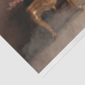 Shabby Chic Ballerina Portret & Bloemen Decoupage Tissuepapier (Detail)