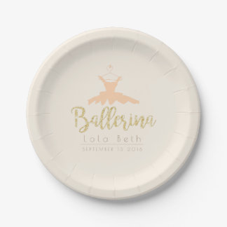 Shabby Chic Ballerina Tutu | Geboortedag Papieren Bordje