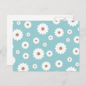 Shabby Chic Beauful Daisy Daisies Flower Floral Briefkaart (Voorkant / Achterkant)