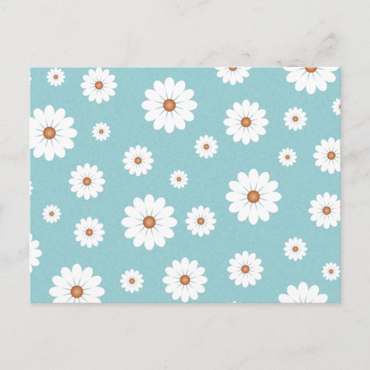 Shabby Chic Beauful Daisy Daisies Flower Floral Briefkaart (Voorkant)