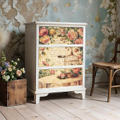 Shabby Chic Birdcage Poster of Decoupage Papier