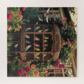 Shabby Chic Birdcage Puzzel (Horizontaal)