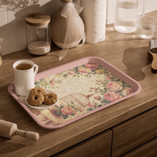  Shabby Chic Birdcage Tissue of Decoupage Tissuepapier