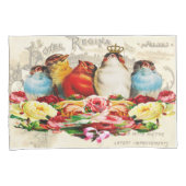 Shabby Chic Birds of a Feather Standard Kussensloop (Voorkant-Rechts)