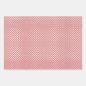 Shabby Chic Blauwgroen Blue Roos Blush Pink Stripe Inpakpapier Vel (Voorkant 2)