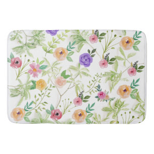 Shabby Chic Bloem Badmat