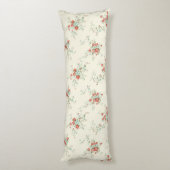 Shabby chic bloemen lichaamskussen (Achterkant (Verticaal))