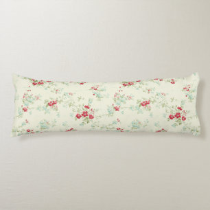 Shabby chic bloemen lichaamskussen