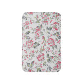 Shabby Chic Bloemen Rozen Patroon Badmat (Voorkant Verticaal)