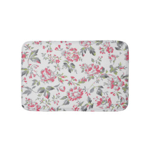 Shabby Chic Bloemen Rozen Patroon Badmat