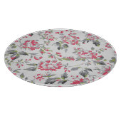 Shabby Chic Bloemen Rozen Patroon Snijplank (Hoek)