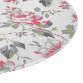 Shabby Chic Bloemen Rozen Patroon Snijplank (Hoek)