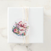 Shabby Chic Bloemen Verjaardagscadeau naar en van Bedankjes Labels (In situ)