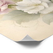  Shabby Chic Bloemen Wall Art Poster (Hoek)