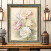  Shabby Chic Bloemen Wall Art Poster