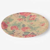 Shabby Chic  Bloemenland Frans Papieren Bordje (Gekanteld)