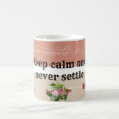 Shabby chic blooming flowers koffiemok (Center)