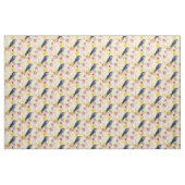 Shabby Chic Blue Bird Fabric Stof (Yard (91,4 cm))