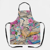 Shabby Chic Book Illustration schort (Voorkant)