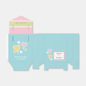 Shabby chic bruiloft gast bedankt bedankdoosjes (Uitgevouwen)