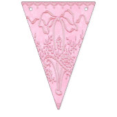 Shabby Chic Bunting. (Roze en blauw) Vlaggetjes (Tweede vlag)