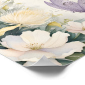  Shabby Chic Butterflies Wall Art Poster (Hoek)