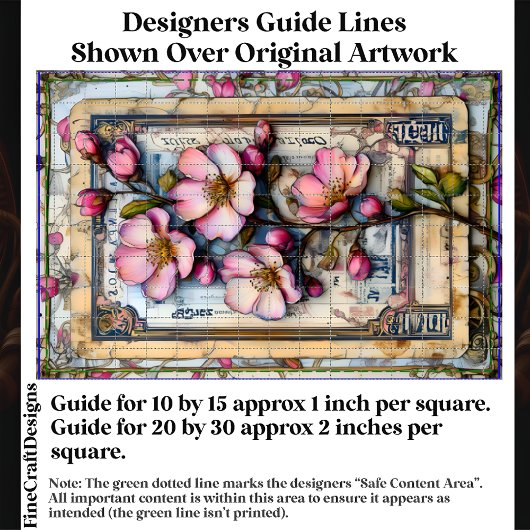 Shabby Chic Cherry Blossom DA2L Decoupage Tissuepapier