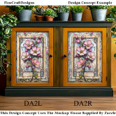 Shabby Chic Cherry Blossom DA2L Decoupage Tissuepapier