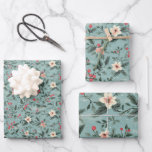 Shabby Chic Christmas Inpakpapier Vel<br><div class="desc">Shabby Chic Kerst inpakpapier vellen. Mooi  bloemmotief. Perfect papier voor cadeauverpakking,  knutselen,  junk journals,  scrapbooking,  lade liners en nog veel meer.</div>