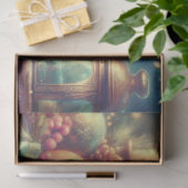 Shabby Chic Christmas Mouse en Stocking Decoupage Tissuepapier (Geschenk)