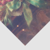 Shabby Chic Christmas Mouse en Stocking Decoupage Tissuepapier (Detail)