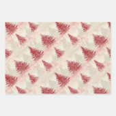  Shabby Chic Christmas Red Mix Trio Inpakpapier Vel (Voorkant)