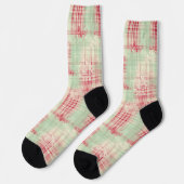 Shabby Chic Christmas Tartan Sokken (Links)