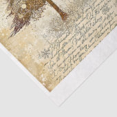 Shabby Chic Christmas Trees Cream AM1 Decoupage Tissuepapier (Detail)