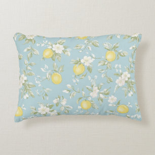 Shabby Chic Citroen Bloemenserie Design #5 Accent Kussen