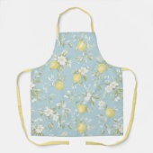 Shabby Chic Citroen Bloemenserie Ontwerp #5 Schort (Voorkant)