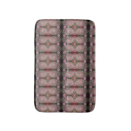 Shabby Chic Classy Floral Badmat (Voorkant Verticaal)