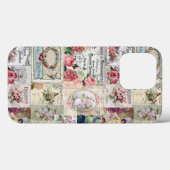 Shabby chic collage,country victorian,decoupage, b Case-Mate iPhone case (Achterkant (horizontaal))