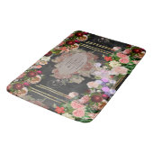 Shabby chic collage, Frans chic, rustiek land Badmat (Gekanteld)