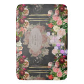 Shabby chic collage, Frans chic, rustiek land Badmat (Voorkant Verticaal)