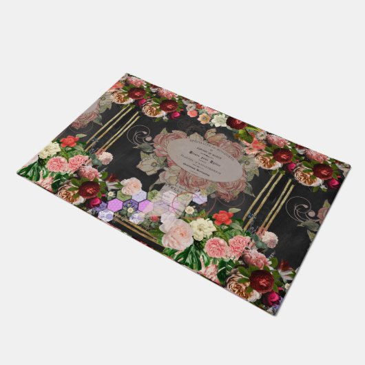 Shabby chic collage, French chic, country rustic,f Deurmat (Schuin)