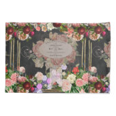 Shabby chic collage, French chic, country rustic,f Kussensloop (Achterkant)