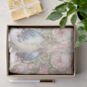 Shabby Chic Collage Serie Ontwerp 2 Tissuepapier (Geschenk)