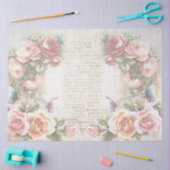 Shabby Chic Collage Serie Ontwerp 2 Tissuepapier (Craft)