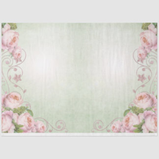 Shabby Chic Collage Series Design 6 Tissuepapier